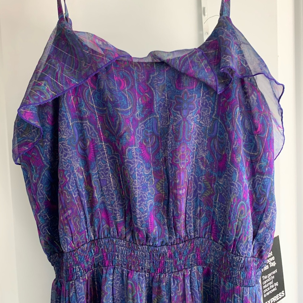 New Purple Express Maxi Dress